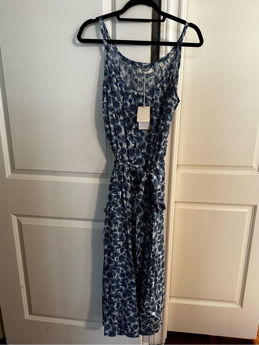 NWT - Doen Nevita Dress -- Bleu Soleil Fleurit / M - Picture 5 of 6